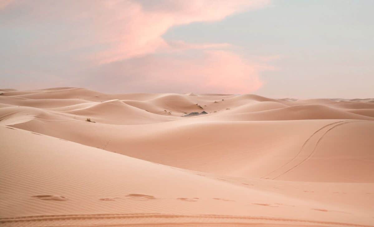 Photo du Sahara qui va connaitre des pluies historiques