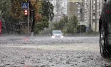 Météo avec des pluies