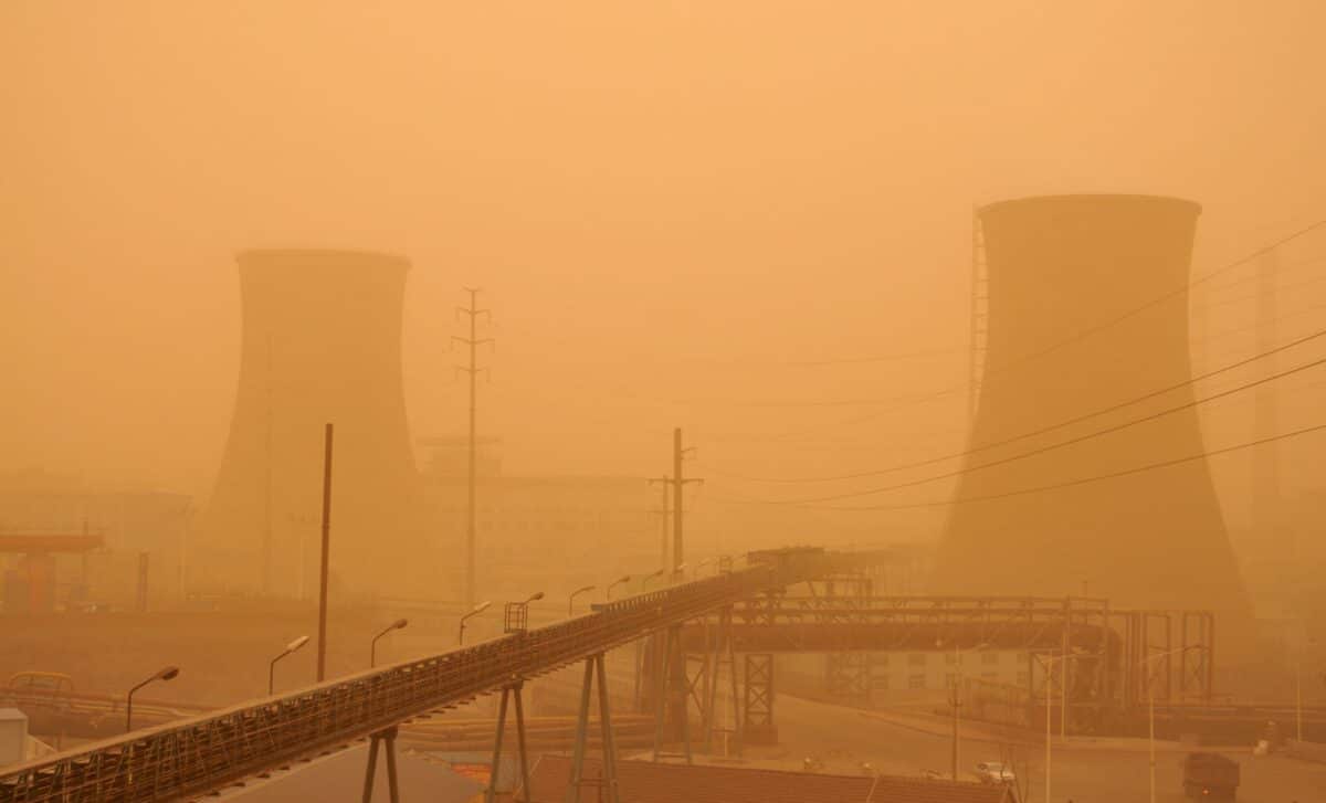 Météo agitée illustrée par un vent De Sable