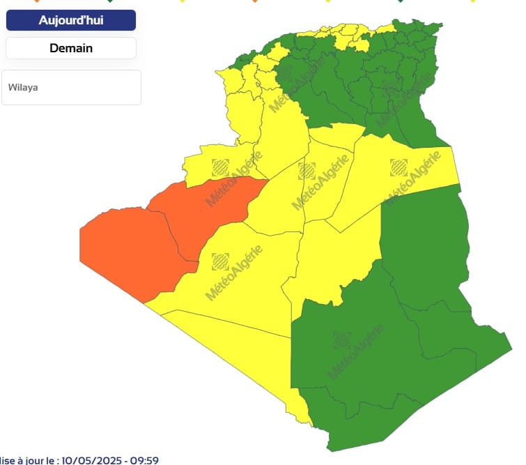 Météo Algérie : pluies abondantes et vents forts sur ces régions Météo