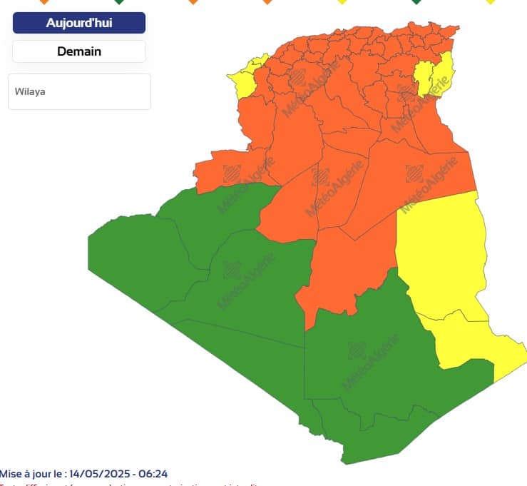 Pluies diluviennes et vents violents : Météo Algérie lance plusieurs alertes Météo