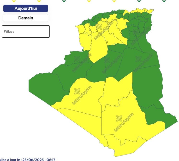 Météo : Un vaste dôme de chaleur surplombe le bassin méditerranéen, l'Algérie sous la canicule Météo