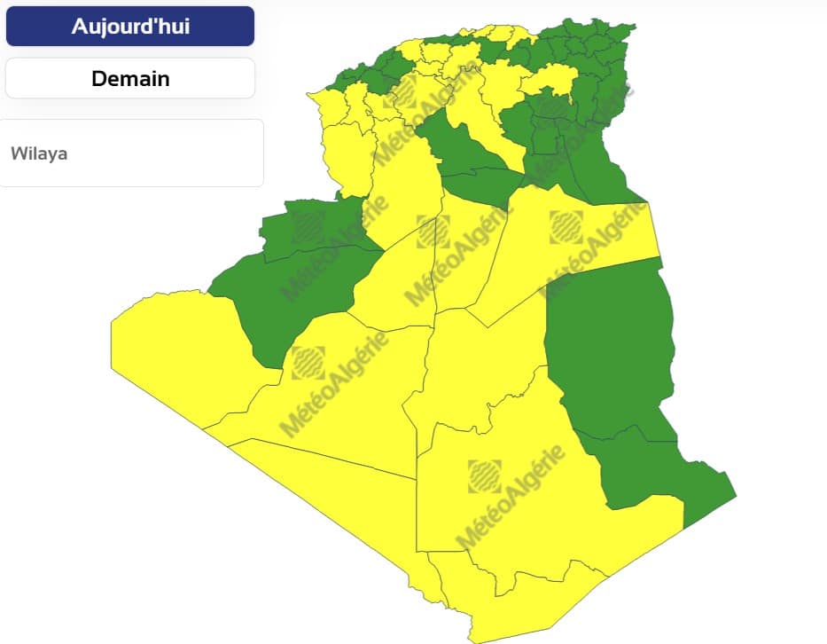 Météo Algérie : violents orages, fortes pluies, canicule... Plusieurs wilayas placées en alerte Météo
