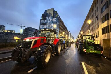 Tracteurs Des Agriculteurs à Bruxelles ©la Libre.be