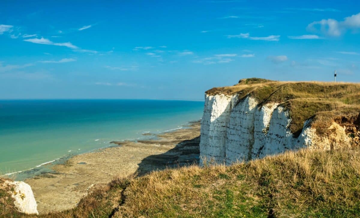 Plage Cap Blanc Nez en France