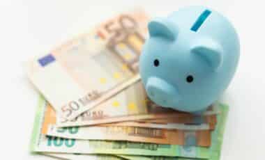 Tirelire sur les billets en euros