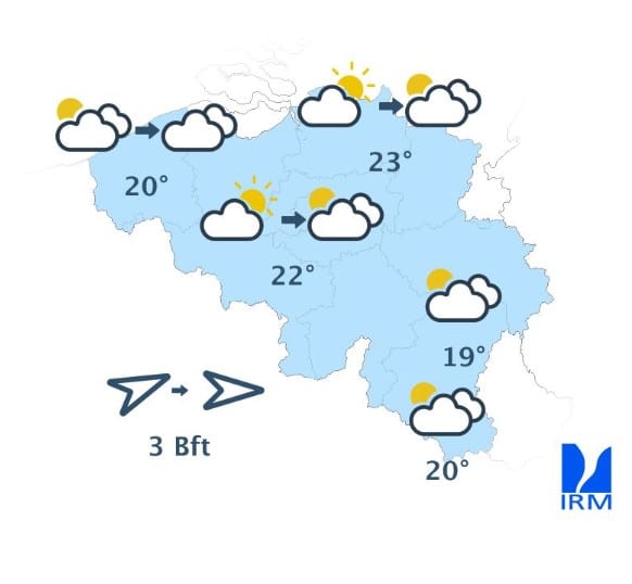 Météo : une nouvelle perturbation va toucher la Belgique, voici les régions concernées Météo