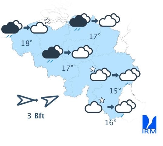 Météo : une nouvelle perturbation va toucher la Belgique, voici les régions concernées météo