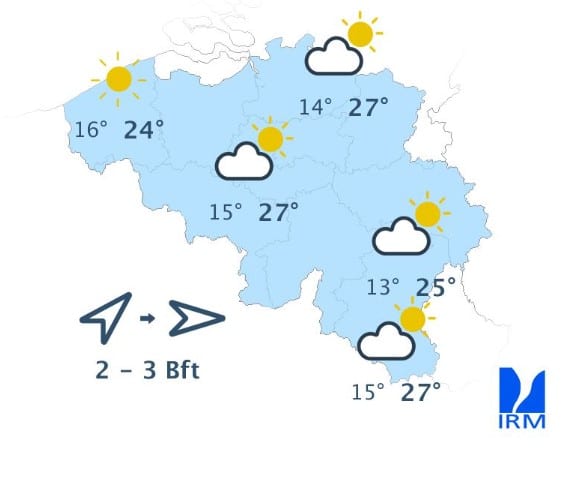 Météo de la semaine : L'été s'installera-t-il enfin en Belgique ? Météo