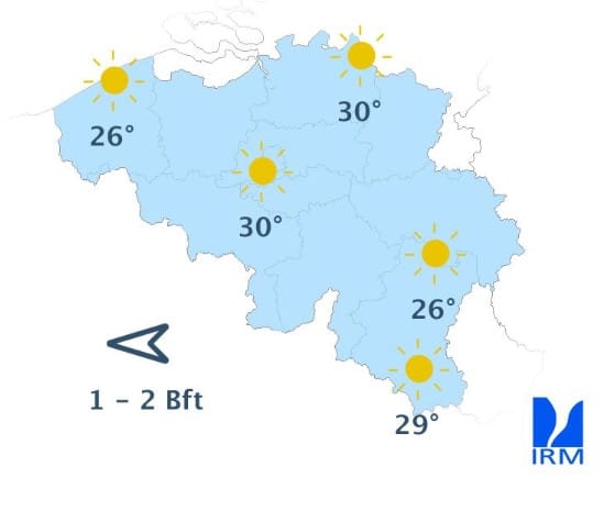 Météo : journée chaude en perspective, jusqu'où grimpera le mercure ? Météo