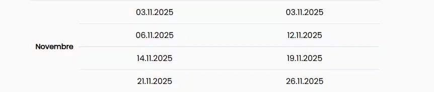 Pensions : voici toutes les dates de versement pour le mois de novembre Pensions
