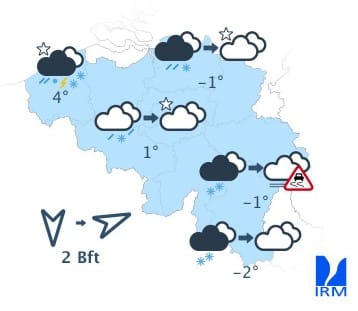 Météo Belgique : la neige va tomber abondamment ce mercredi, voici les zones concernées Météo