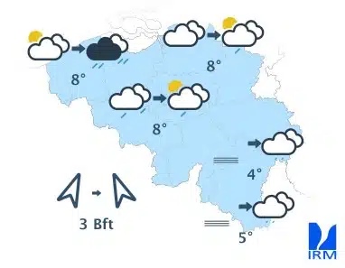 Météo Belgique : retour de la pluie et du froid ce lundi Météo
