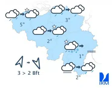 Météo Belgique : retour de la pluie et du froid ce lundi Météo