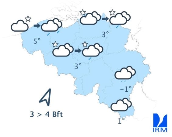 Météo : le froid s'intensifie, la Belgique placée sous vigilance Météo