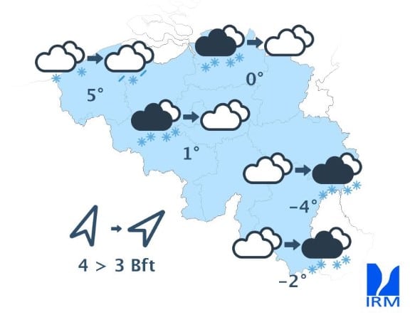 Tempête de neige en Belgique : Alerte orange et perturbations à prévoir Neige