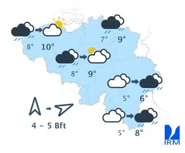 Météo Belgique : les prévisions annoncent une semaine de conditions difficiles Météo