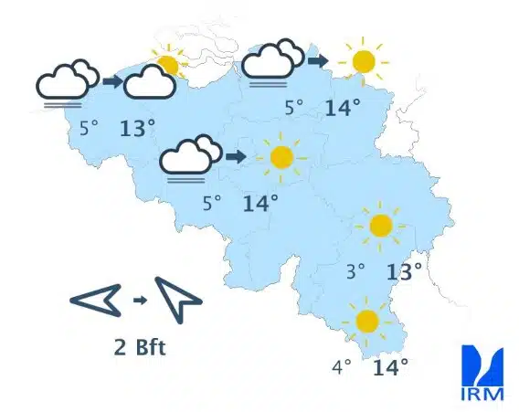 Météo : la Belgique bascule dans une douceur inattendue dès ce lundi Météo