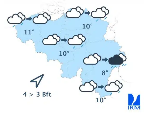 Météo en Belgique : tempête et pluie ce vendredi, un week-end frais se profile Météo