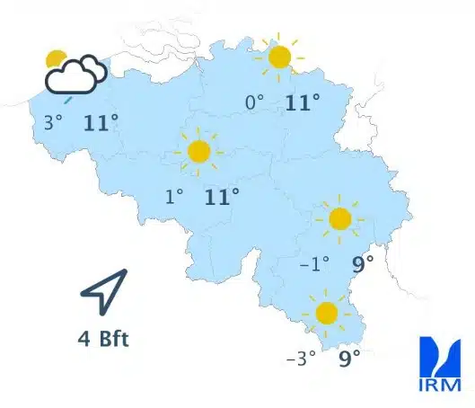 Météo en Belgique : tempête et pluie ce vendredi, un week-end frais se profile Météo