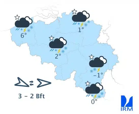 Météo : chute des températures, vent et orages… la Belgique replonge dans le froid Météo