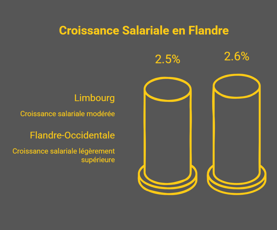 Salaires en Belgique : quelles provinces se distinguent et quelles sont les plus mal loties ? salaire