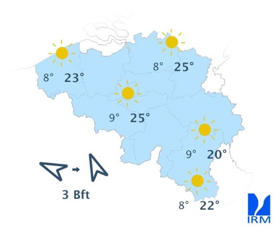 Météo Belgique : pluie, orages, chute des températures… un changement brutal dès ce vendredi soir météo