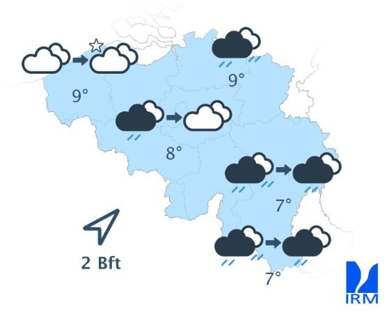Météo Belgique : un dimanche gris et humide, quand le soleil fera-t-il son retour ? Météo