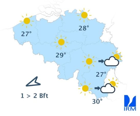 Météo Belgique : les températures s’envolent ce dimanche et ce n’est que le début Météo