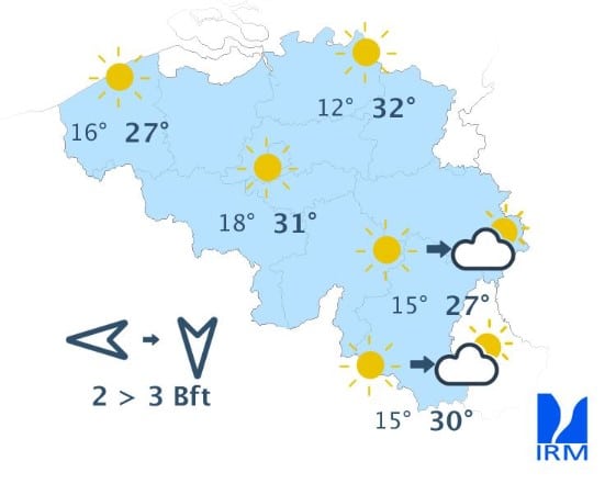 Météo Belgique : les températures pourraient-elles battre des records de chaleur cette semaine ? Chaleur