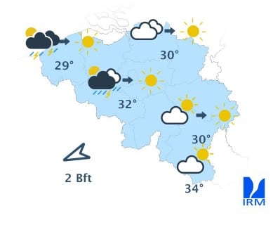 Météo Belgique : le pays suffoque sous de très fortes chaleurs, l’IRM déclenche l’alerte orange Chaleur