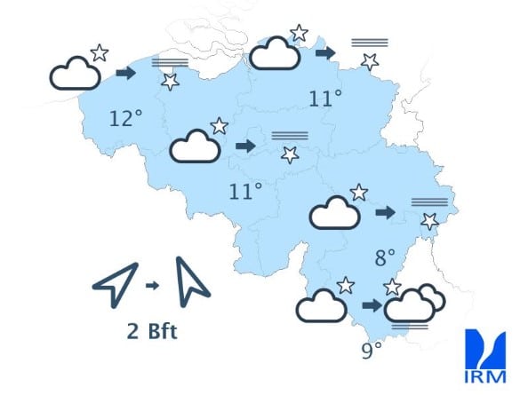 Météo Belgique : vendredi sous les nuages et quelques averses avant un week-end plus clément Météo