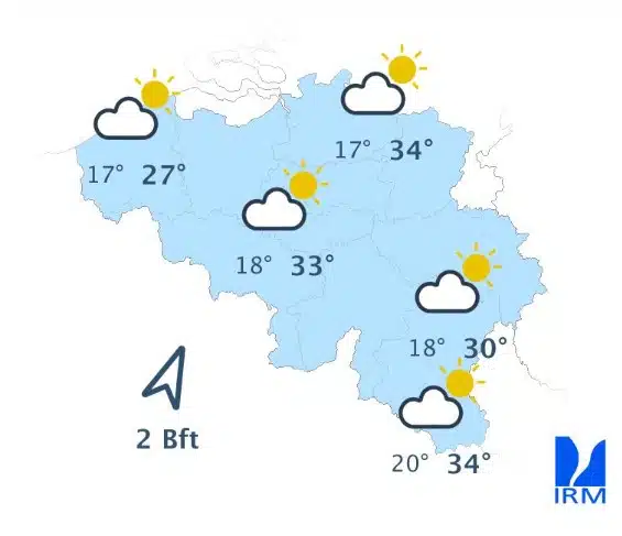 Météo : alerte chaleur en Belgique, un épisode intense attendu cette semaine chaleur