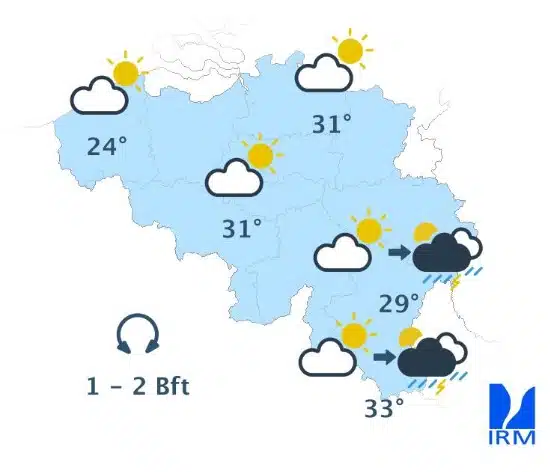 Météo : la Belgique fait face aux fortes chaleurs ce dimanche, jusqu’où grimpera le mercure ? météo