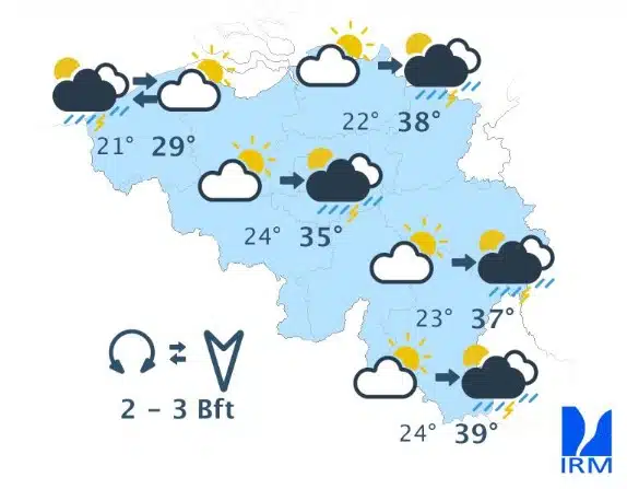 Météo Belgique : la vague de chaleur atteint son intensité maximale ce vendredi, samedi sera pire chaleur
