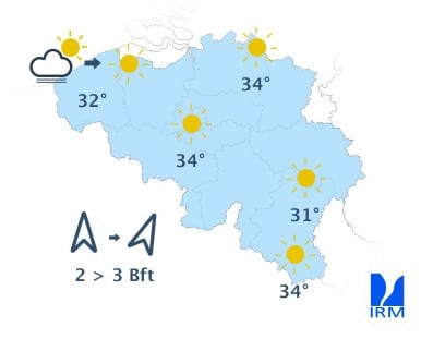 Météo Belgique : une journée brûlante se prépare, voici les températures attendues Météo
