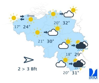 Météo Belgique : une journée brûlante se prépare, voici les températures attendues Météo