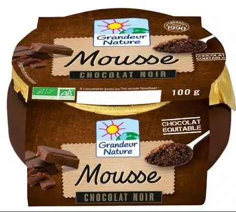 Rappel produit : une mousse au chocolat vendue chez plusieurs magasins bios retirée des rayons Rappel