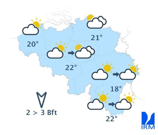 Météo Belgique : voici le temps attendu pour la fête nationale et les prochains jours Météo