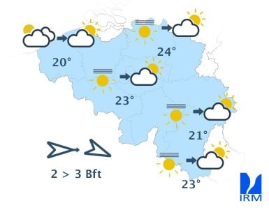 Météo Belgique : le thermomètre redescend ce jeudi, mais la chaleur revient dans quelques jours météo