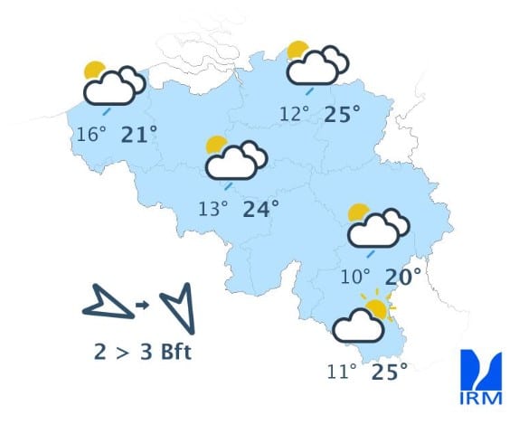 Météo Belgique : ciel bleu, fortes chaleurs et 30 °C au programme ce dimanche Météo