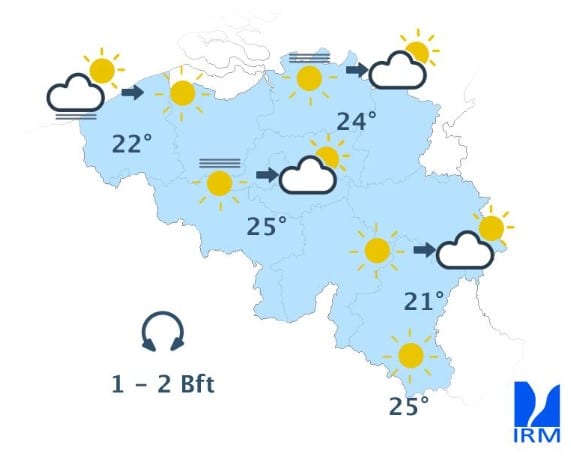Météo Belgique : le thermomètre remonte, mais sans excès de chaleur ce vendredi Météo