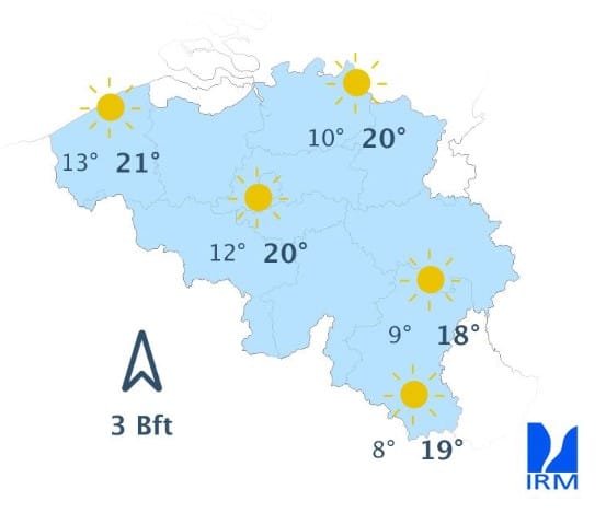Météo Belgique : les températures vont grimper, voici quand le temps va changer Météo
