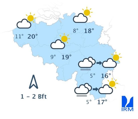 Météo Belgique : le soleil fait son grand retour ce mercredi, jusqu'où grimpera le mercure ? Météo