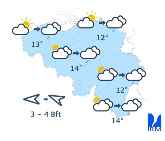 Météo Belgique : le soleil ne va pas durer ce mardi, la pluie fait son retour dans plusieurs régions Météo