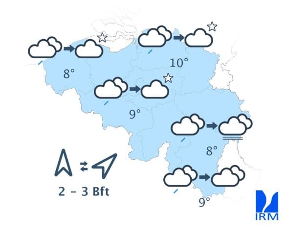 Météo Belgique : le soleil ne va pas durer ce mardi, la pluie fait son retour dans plusieurs régions Météo