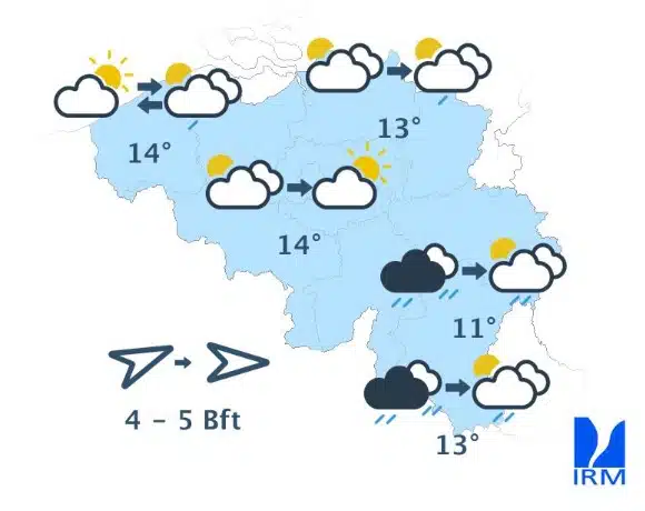 Météo Belgique : éclaircies, averses et vents soutenus, à quoi faut-il s'attendre ce dimanche ? Météo