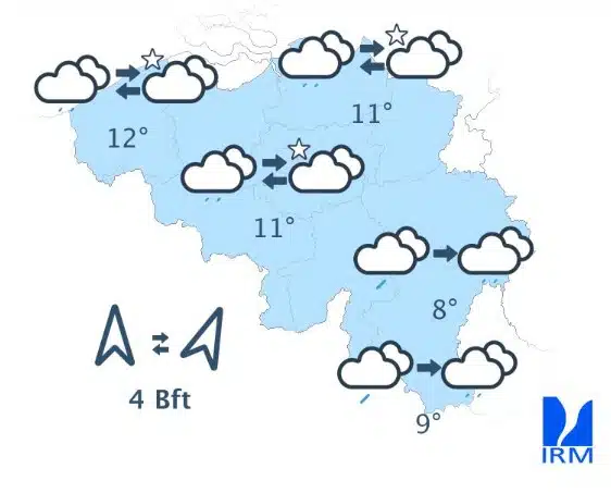 Météo Belgique : après une matinée calme, la météo va se dégrader ce lundi Météo
