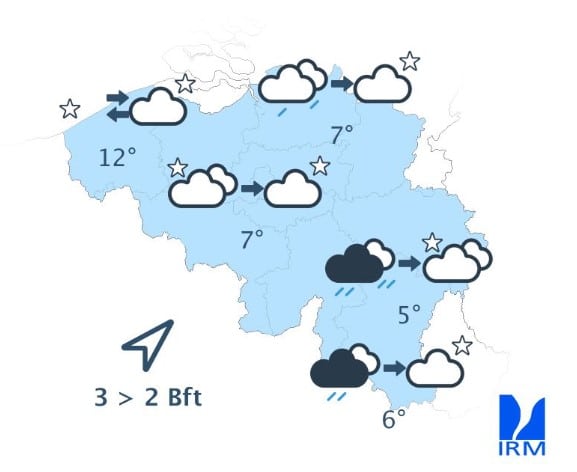 Météo Belgique : jusqu'à 19 °C ce mardi, mais l'IRM annonce un changement de temps dans les prochaines heures Météo Belgique