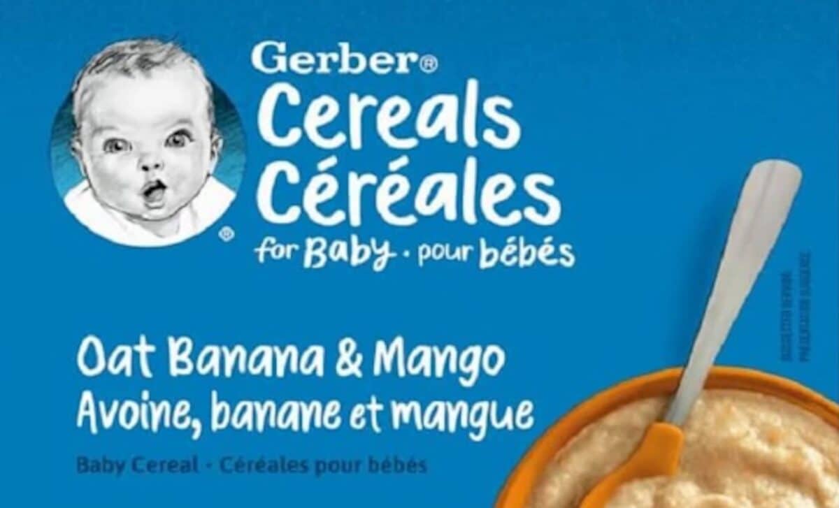 Nestlé Canada Rappel Céréales Pour Bébé